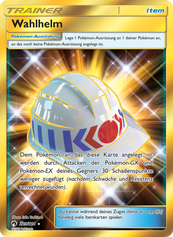 Wahlhelm 229 — Echo des Donners (German Pokémon TCG card)
