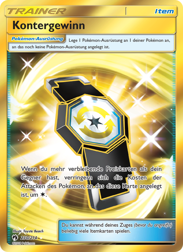 Kontergewinn 230 — Echo des Donners (German Pokémon TCG card)