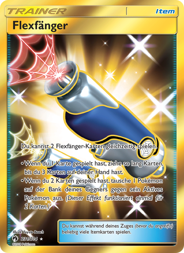 Flexfänger 231 — Echo des Donners (German Pokémon TCG card)