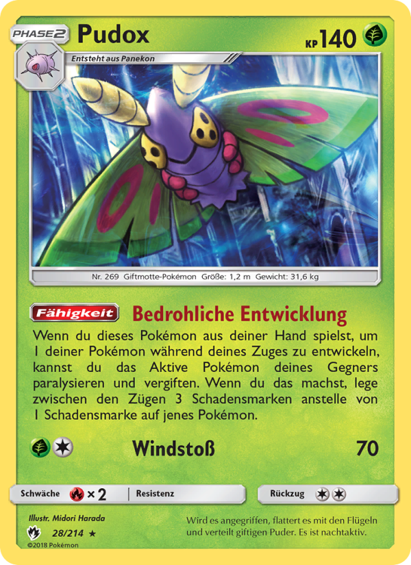 Pudox Pokémon TCG cards