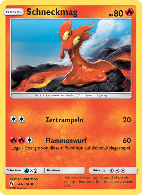Schneckmag 43 — Echo des Donners (German Pokémon TCG card)