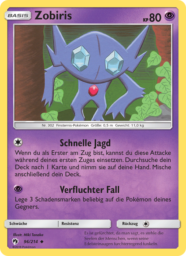 Zobiris 96 — Lost Thunder (German Pokémon TCG card)