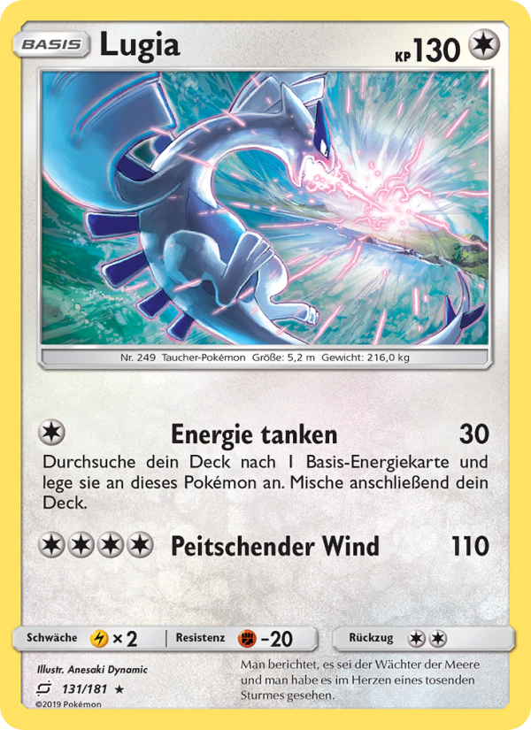 Lugia 131 — Teams Sind Trumpf (German Pokémon TCG card)