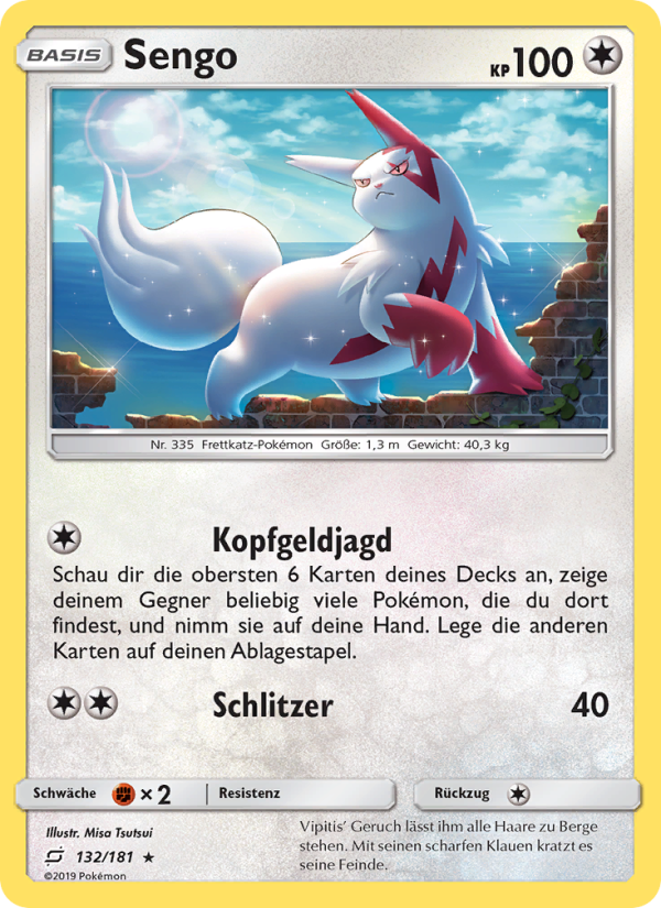 Sengo 132 — Teams Sind Trumpf (German Pokémon TCG card)