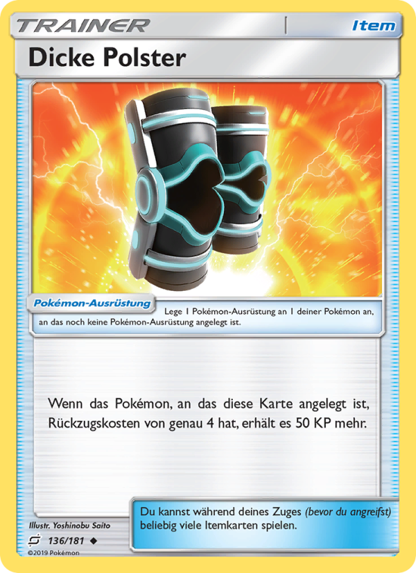Dicke Polster 136 — Teams Sind Trumpf (German Pokémon TCG card)