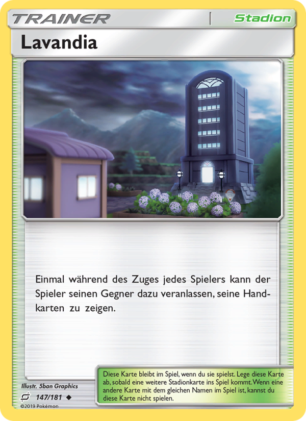 Lavandia 147 — Teams Sind Trumpf (German Pokémon TCG card)