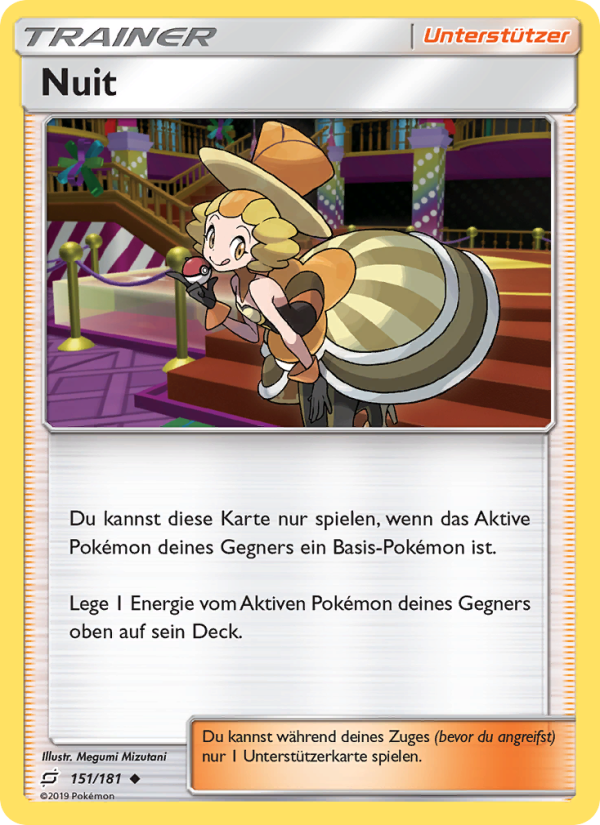 Nuit 151 — Teams Sind Trumpf (German Pokémon TCG card)
