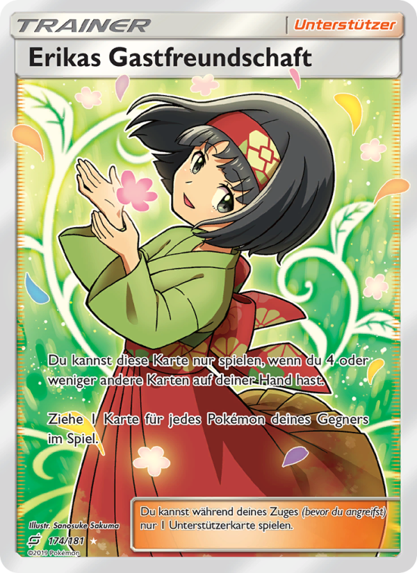 Erikas Gastfreundschaft 174 — Teams Sind Trumpf (German Pokémon TCG card)