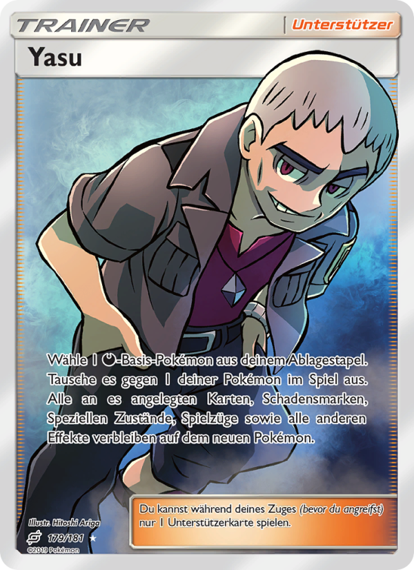 Yasu 179 — Teams Sind Trumpf (German Pokémon TCG card)