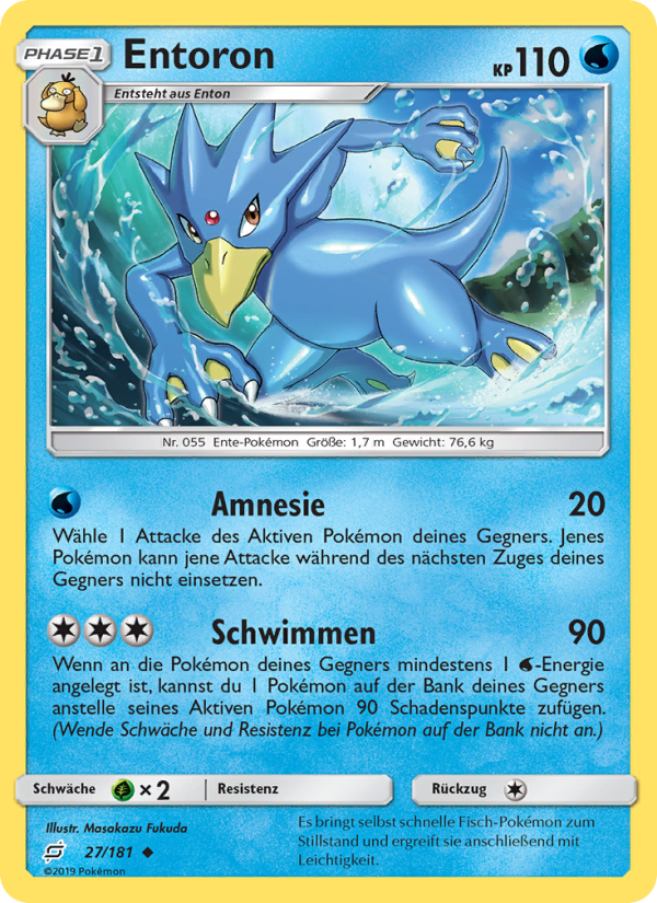 Entoron 27 — Teams Sind Trumpf (German Pokémon TCG card)