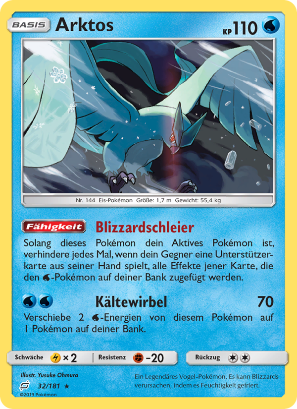 Arktos 32 — Team Up (German Pokémon TCG card)