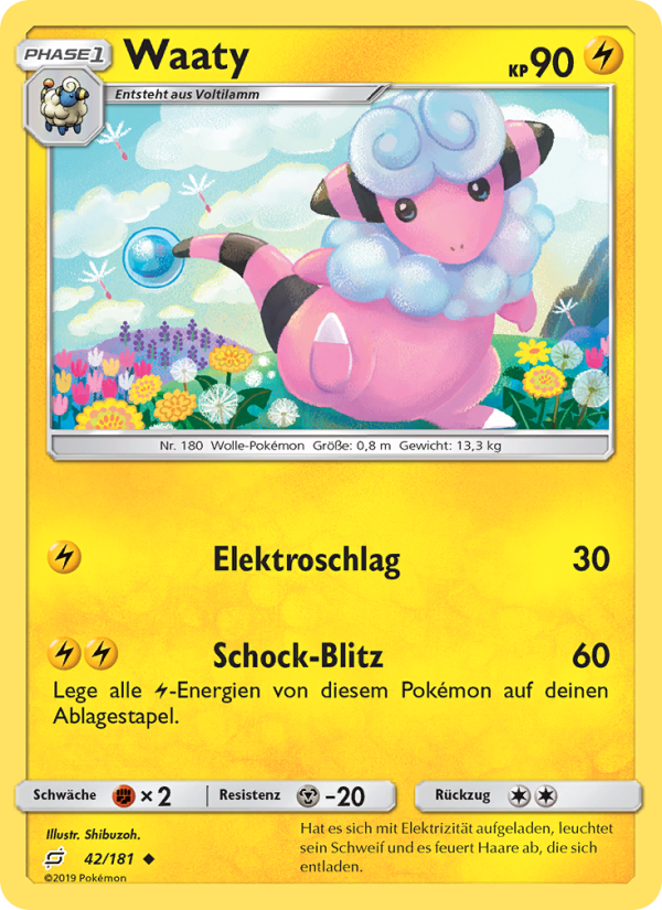Waaty 42 — Teams Sind Trumpf (German Pokémon TCG card)