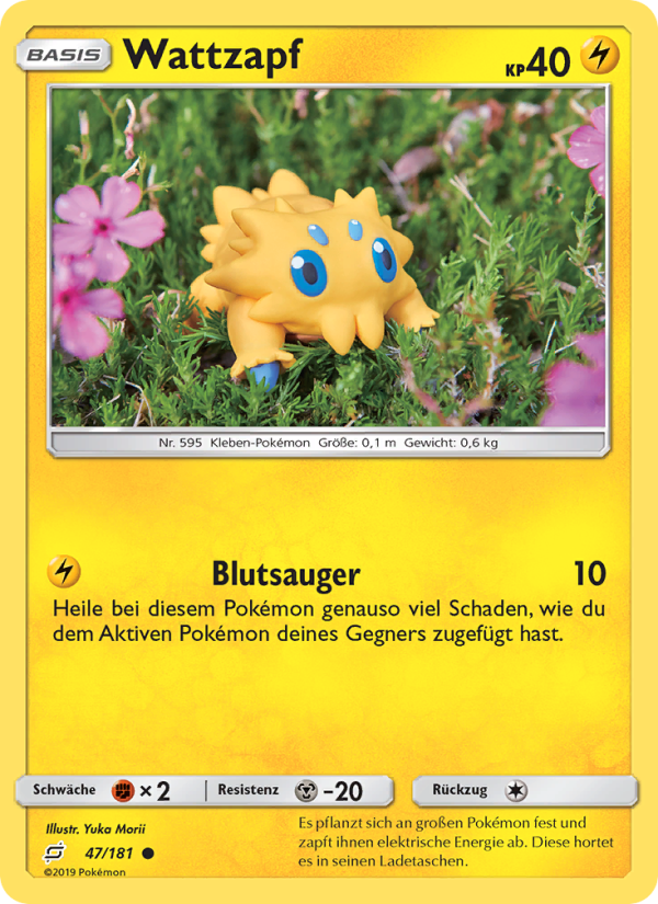 Wattzapf 47 — Teams Sind Trumpf (German Pokémon TCG card)
