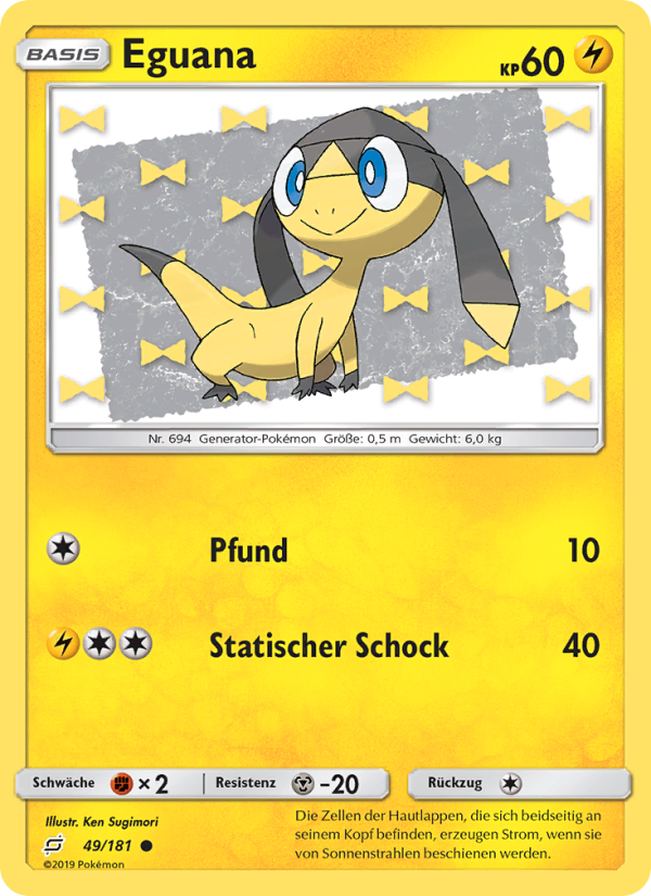 Eguana 49 — Teams Sind Trumpf (German Pokémon TCG card)