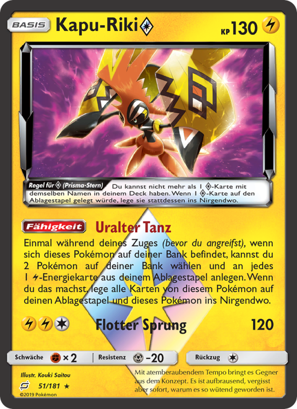 Kapu-Riki ◇ 51 — Teams Sind Trumpf (German Pokémon TCG card)