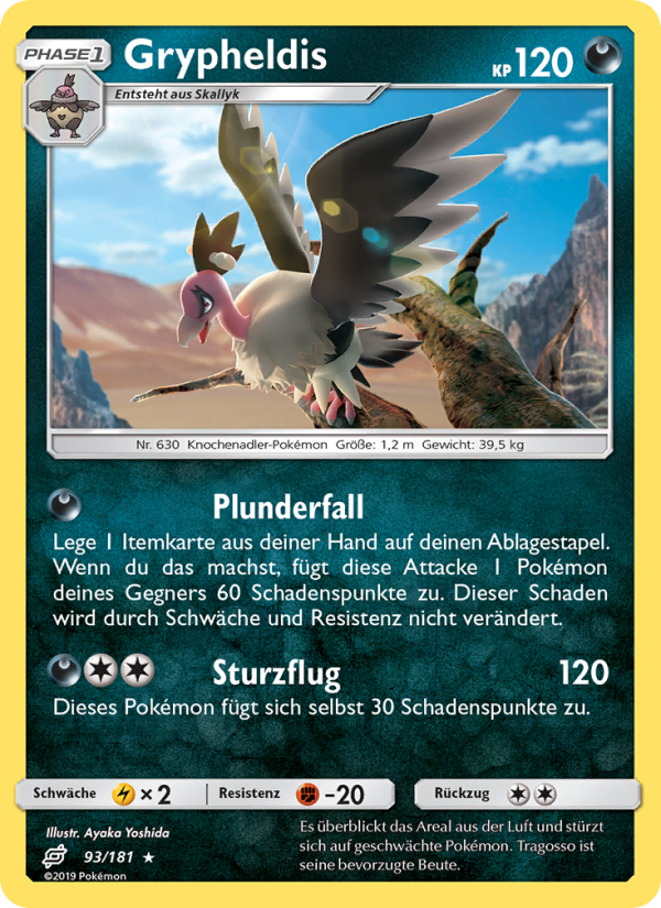 Grypheldis 93 — Teams Sind Trumpf (German Pokémon TCG card)