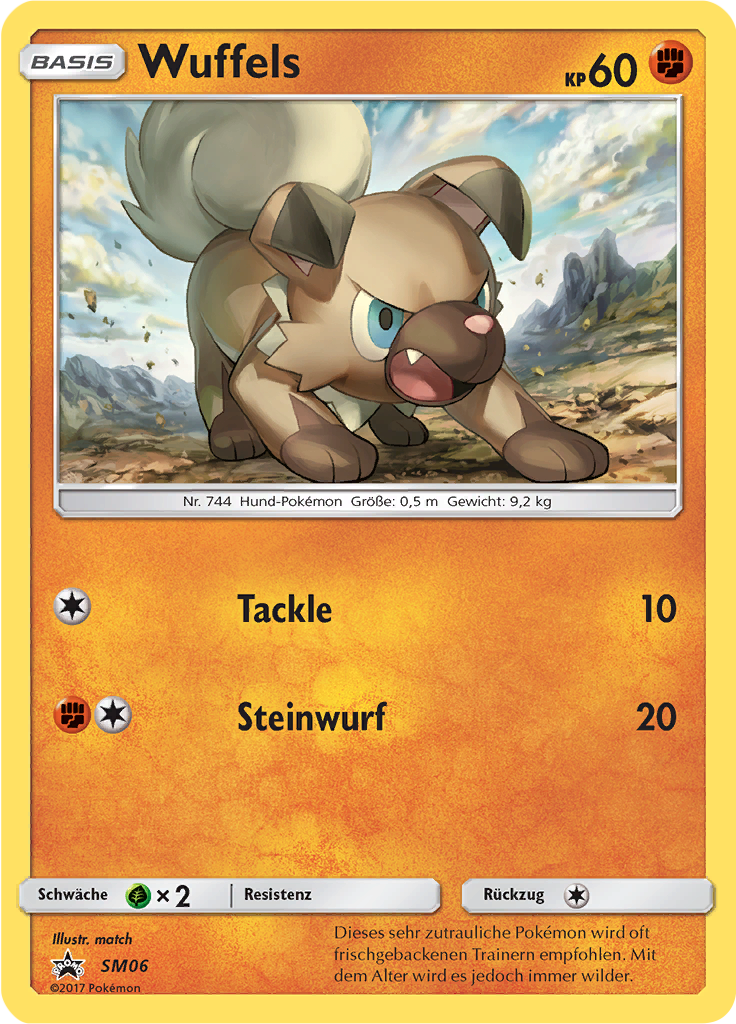 Wuffels SM06 — SM Promokarten (German Pokémon TCG card)
