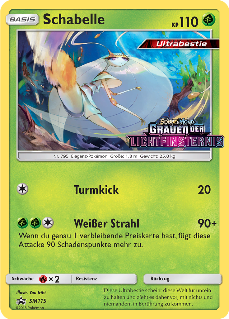 Schabelle SM115 — SM Promokarten (German Pokémon TCG card)