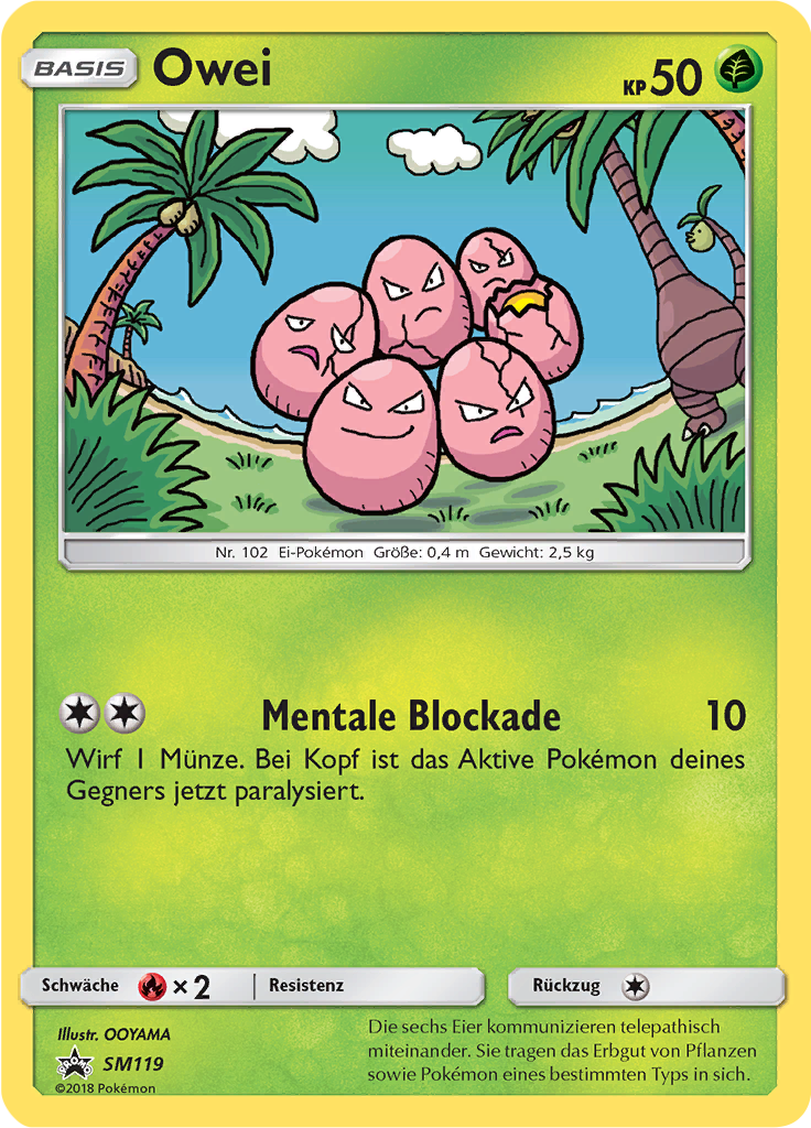 Owei SM119 — SM Promokarten (German Pokémon TCG card)