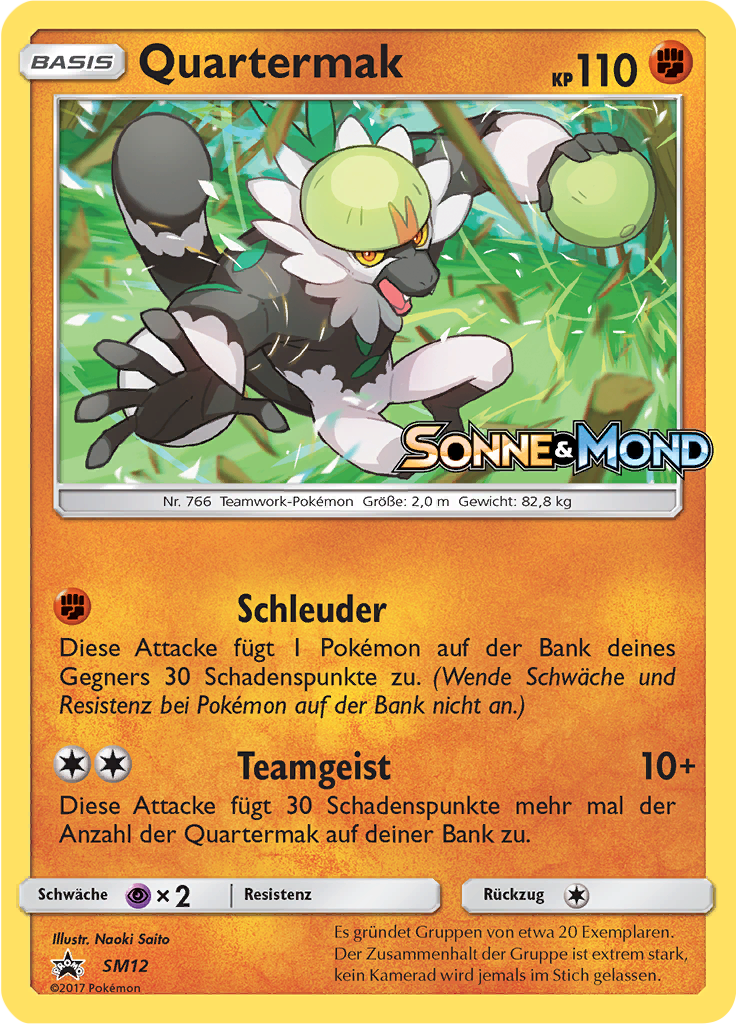 Quartermak SM12 — SM Promokarten (German Pokémon TCG card)