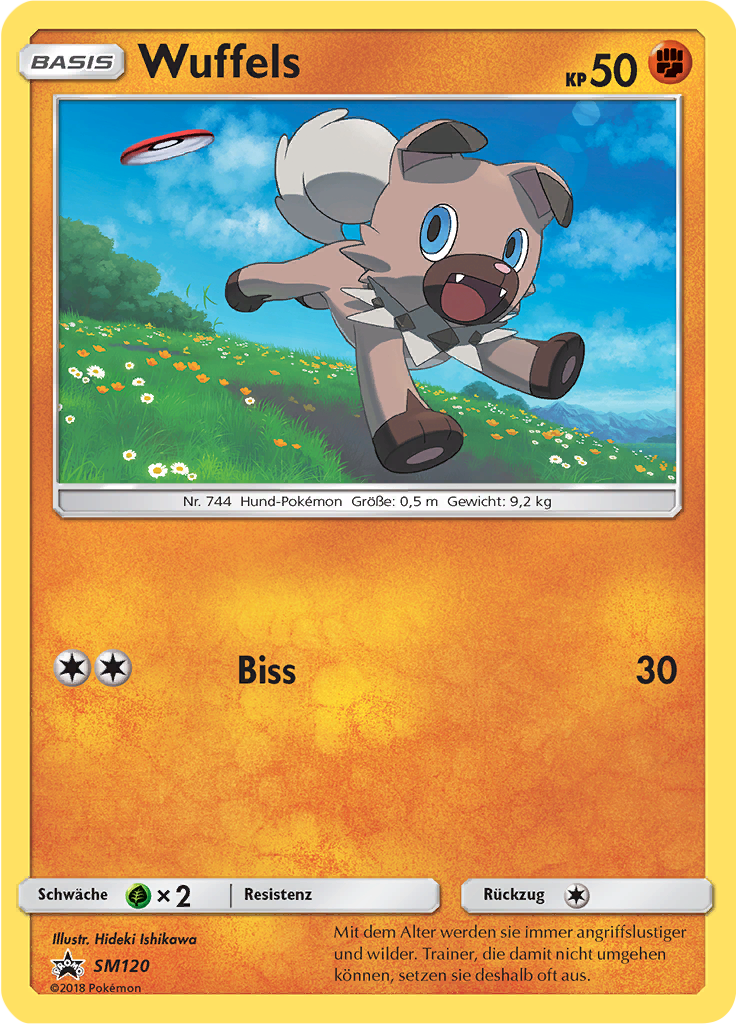 Wuffels SM120 — SM Promokarten (German Pokémon TCG card)
