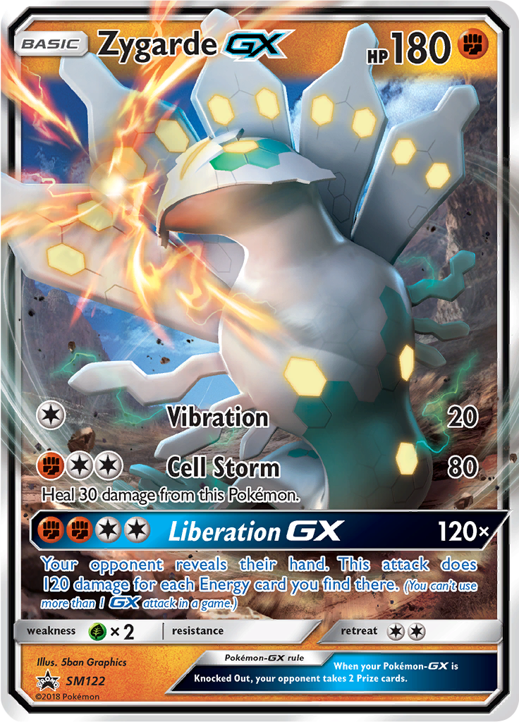 Zygarde GX SM122 — SM Promokarten (German Pokémon TCG card)