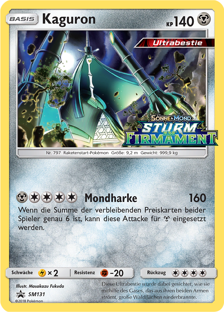Kaguron SM131 — SM Promokarten (German Pokémon TCG card)