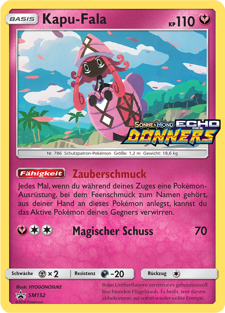 Kapu-Fala SM152 — SM Promokarten (German Pokémon TCG card)