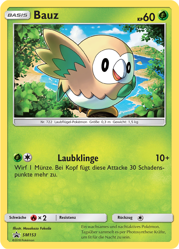 Bauz SM153 — SM Promokarten (German Pokémon TCG card)