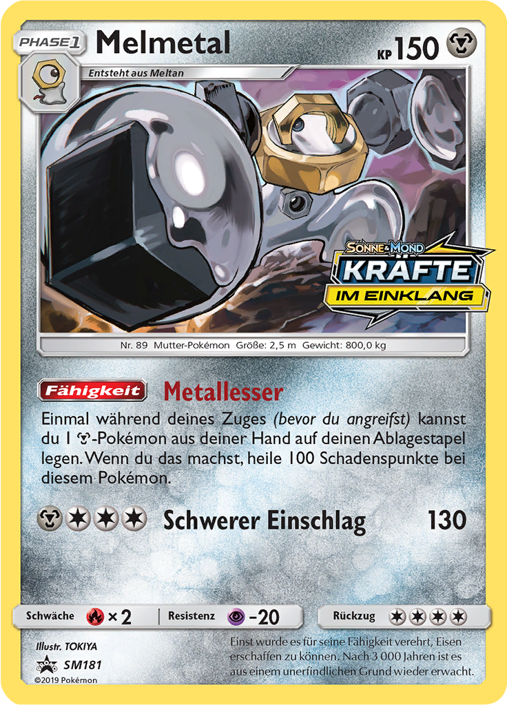 Melmetal SM181 — SM Promokarten (German Pokémon TCG card)