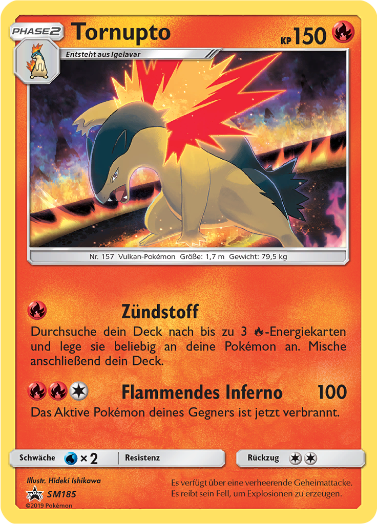 Tornupto SM185 — SM Promokarten (German Pokémon TCG card)
