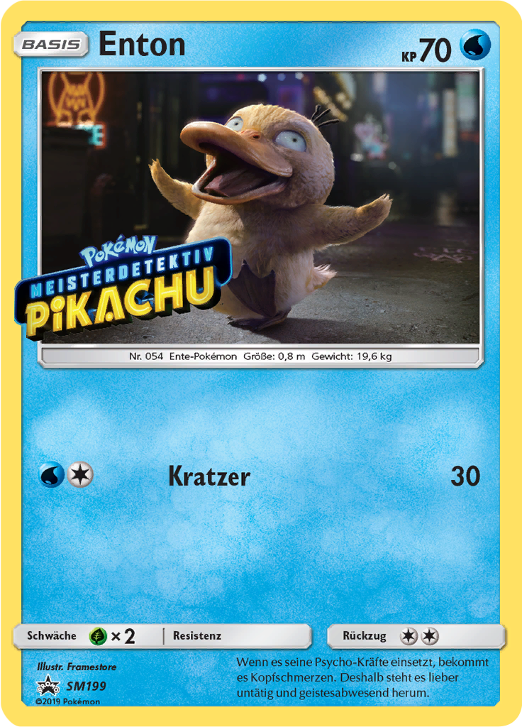 Enton SM199 — SM Promokarten (German Pokémon TCG card)