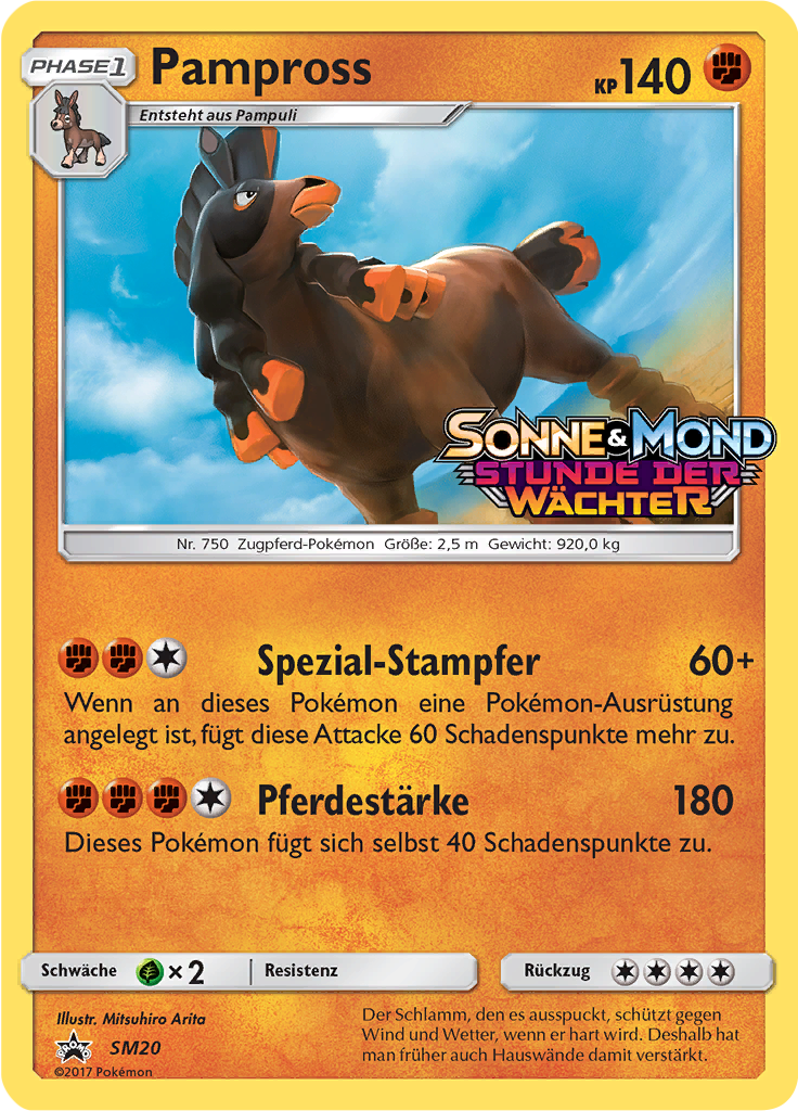 Pampross SM20 — SM Promokarten (German Pokémon TCG card)