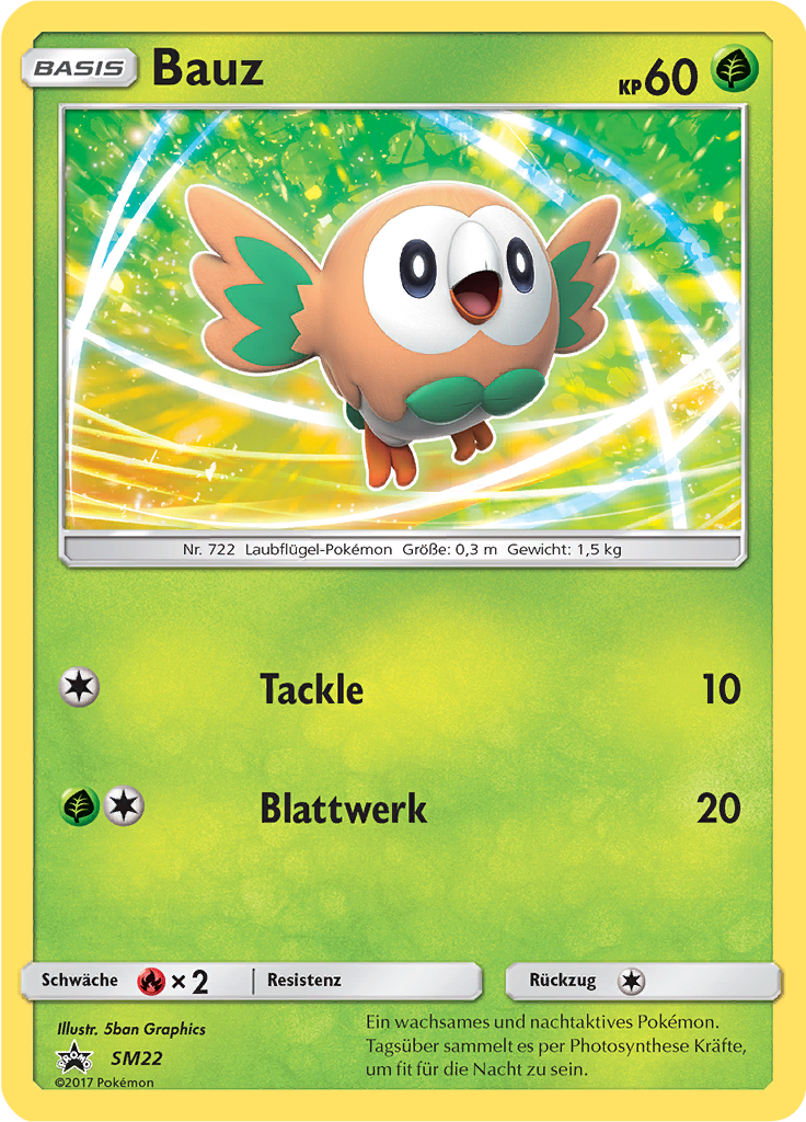 Bauz SM22 — SM Promokarten (German Pokémon TCG card)