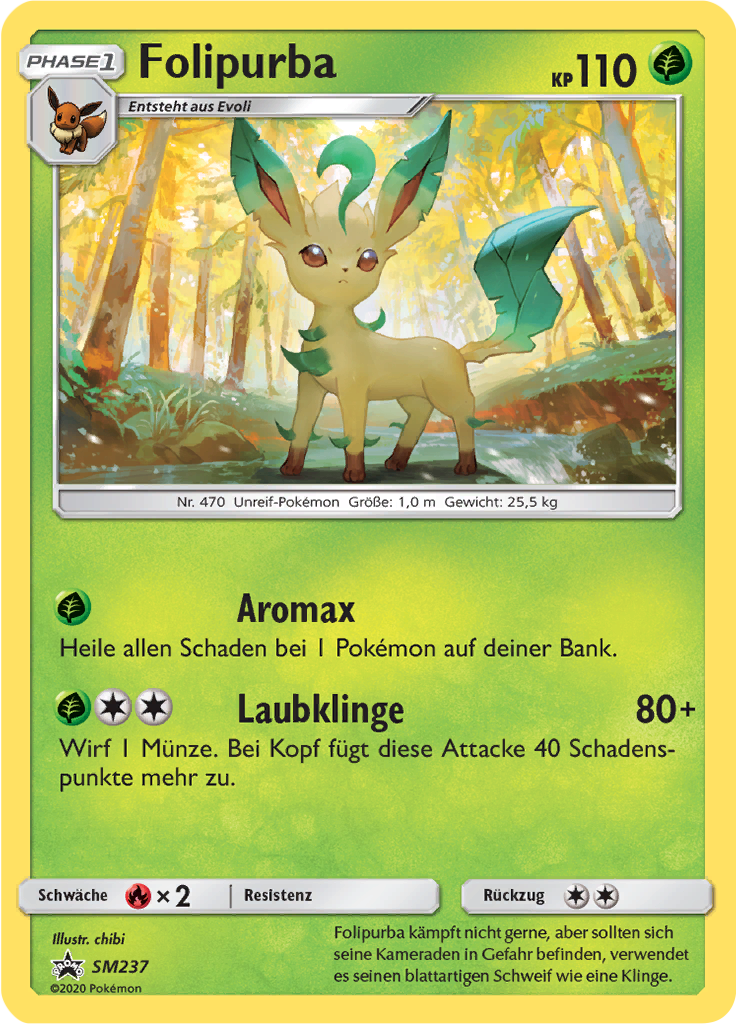 Folipurba SM237 — SM Promokarten (German Pokémon TCG card)