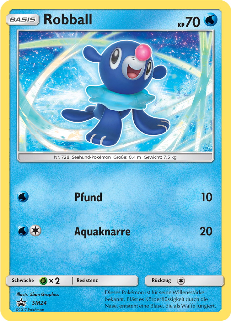 Robball SM24 — SM Promokarten (German Pokémon TCG card)