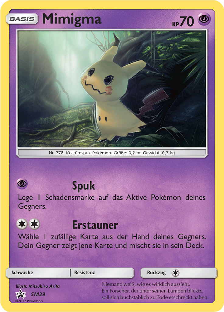Mimigma SM29 — SM Promokarten (German Pokémon TCG card)