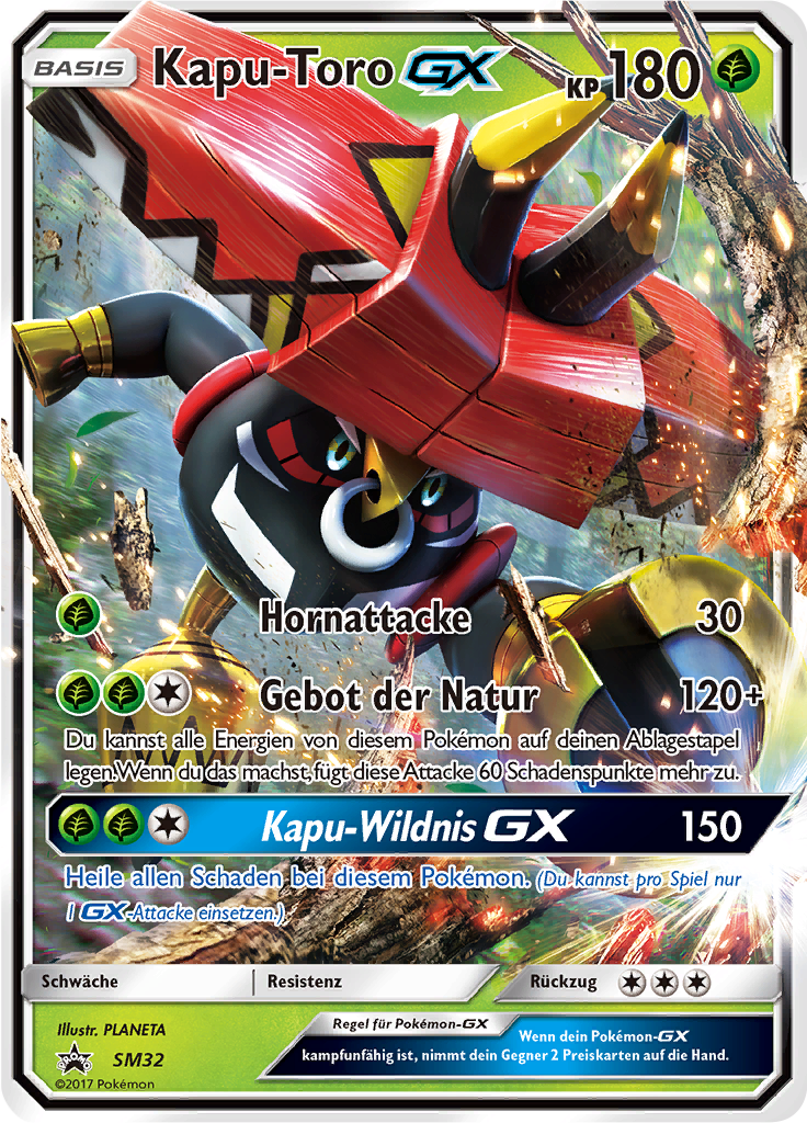 Kapu-Toro GX SM32 — SM Promokarten (German Pokémon TCG card)