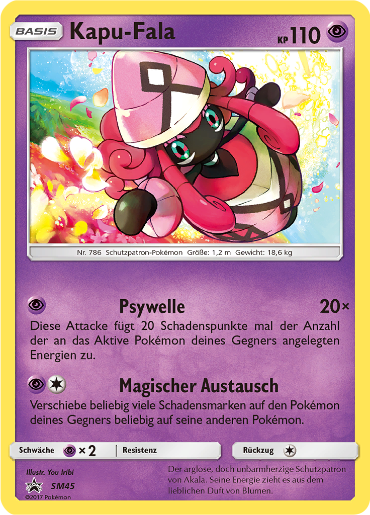 Kapu-Fala SM45 — SM Promokarten (German Pokémon TCG card)