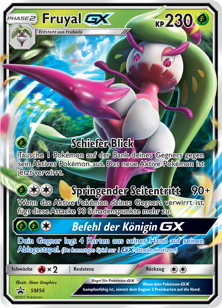 Fruyal GX SM56 — SM Promokarten (German Pokémon TCG card)