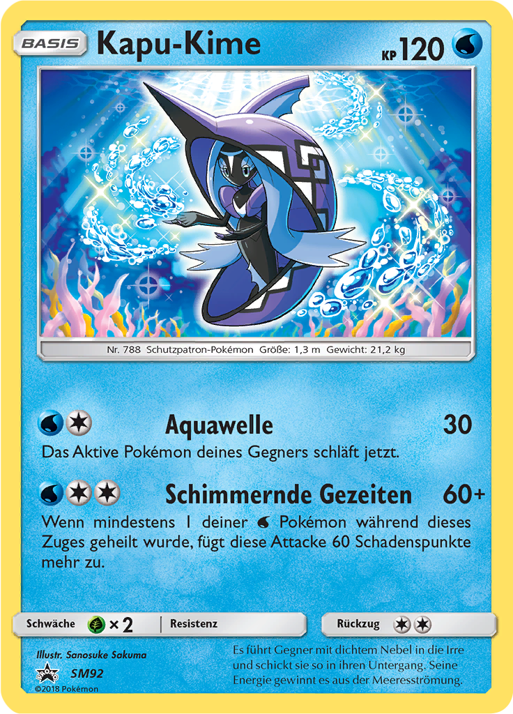 Kapu-Kime SM92 — SM Promokarten (German Pokémon TCG card)
