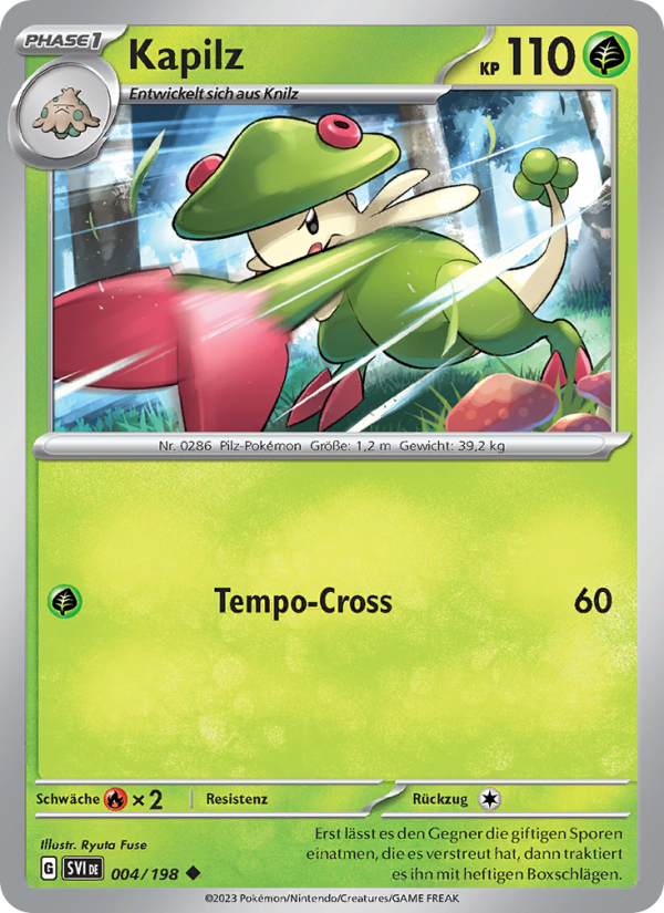 Kapilz Pokémon TCG cards