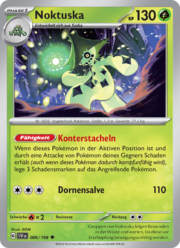 Noktuska Pokémon TCG cards