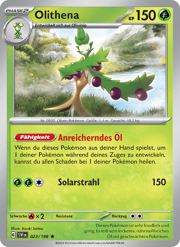 Olithena 023 — Scarlet & Violet (German Pokémon TCG card)