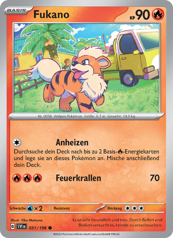 Fukano 031 — Karmesin & Purpur (German Pokémon TCG card)