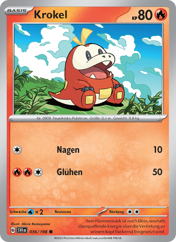 Krokel 036 — Scarlet & Violet (German Pokémon TCG card)