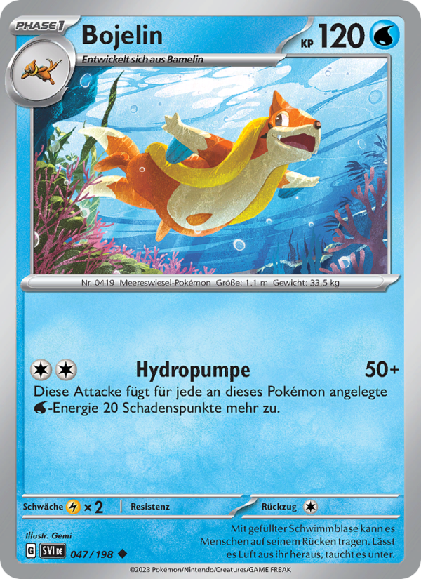Bojelin 047 — Karmesin & Purpur (German Pokémon TCG card)