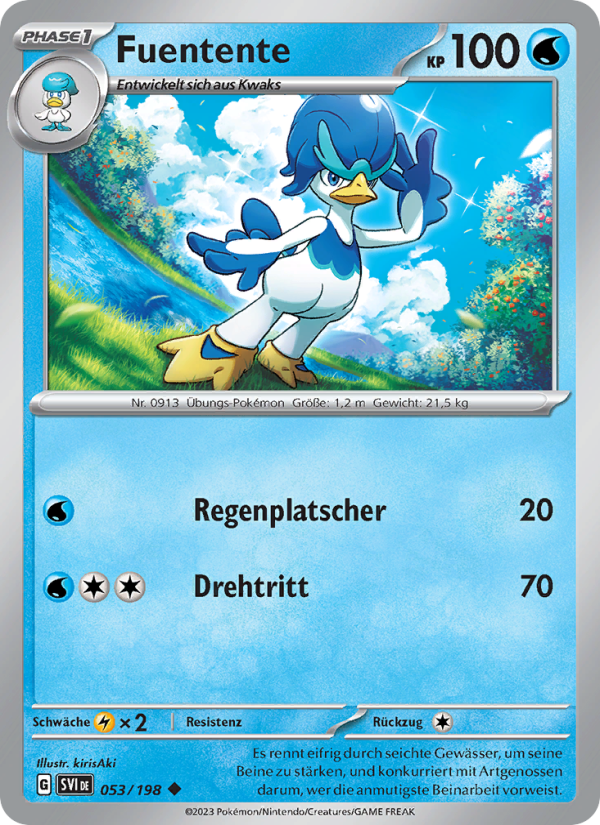 Fuentente 053 — Karmesin & Purpur (German Pokémon TCG card)