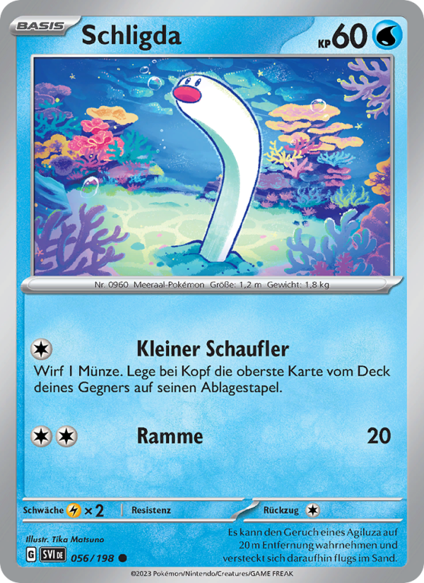 Schligda 056 — Karmesin & Purpur (German Pokémon TCG card)
