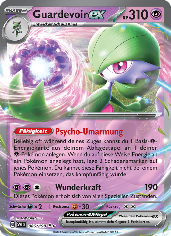 Guardevoir- Pokémon TCG cards